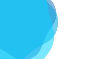 abstrakt vätska animering bakgrund i blå med slät Vinka design element video