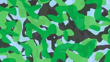 abstrakt grön camo mönster bakgrund i animerad stil för grafisk design projekt video