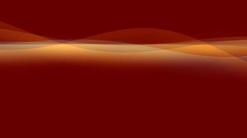 astratto animazione sfondo con colorato onde nel caldo toni video