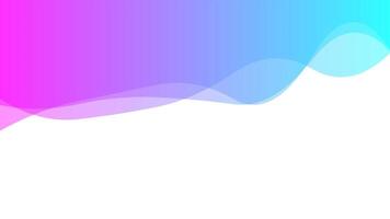 mjuk lutning Vinka bakgrund med animering element i vibrerande färger video