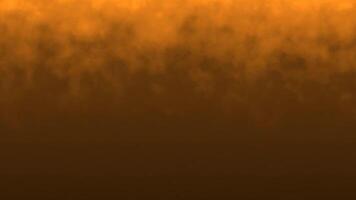 Serene Animation Background of Soft Clouds Floating Above an Orange Sky video