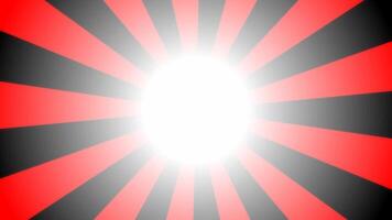 dynamisk röd och svart radiell bakgrund med ljus Centrum för animering projekt video