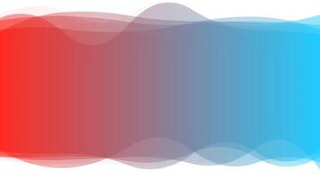 färgrik lutning bakgrund med slät vågor och abstrakt animering effekter video