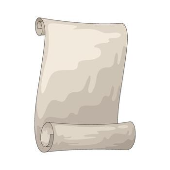 Illustration of an ancient scroll vector