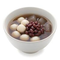 Japanese Sweet Red Bean Soup with Mochi Dumplings photo