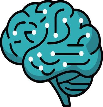 Brain neural network illustrations vector