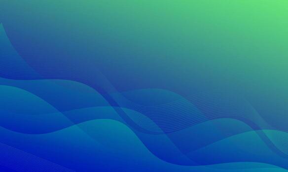 Abstract background with an ocean wave gradient. vector
