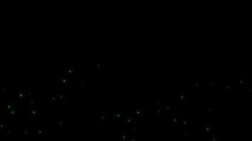 Ground Fireflies Particles Glowing Seamless Loop with Alpha Channel video
