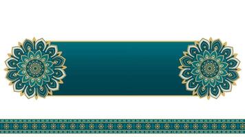 islamisch Mandala Animation mit islamisch kulturell Thema video