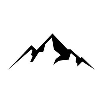 diseño de logotipo de montaña vector