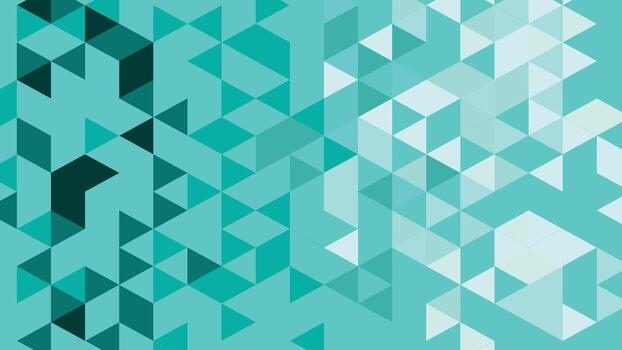 Creative turquoise geometric background featuring triangles and polygon shapes, ideal for web, print, digital design, branding, and stylish contemporary projects vector