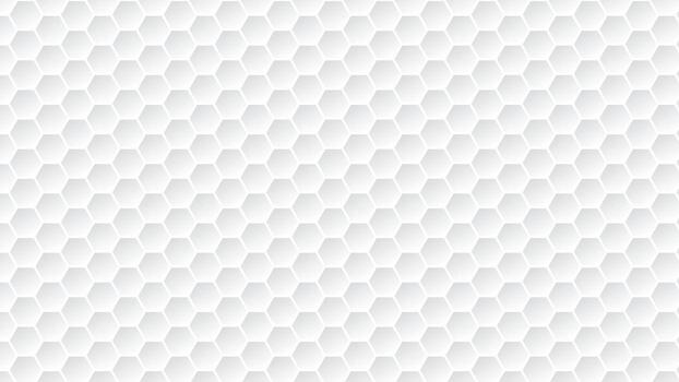 Minimal white hexagon background with honeycomb style pattern, perfect for web, print, wallpaper, branding, and modern graphic design projects vector