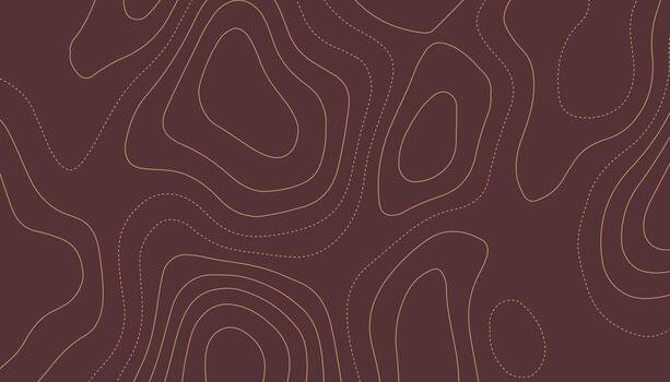 Abstract Contour Line Pattern Topographic Background vector