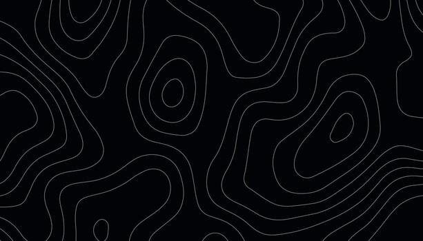 Abstract Black Contour Line Pattern Background vector
