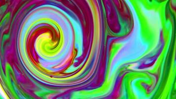 måla pigment är separerat förbi ljus måla. använda sig av detta antal fot som bakgrund för kreativ begrepp videoklipp, presentationer, och Mer video