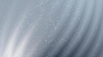 Twilight Blue Fade Abstract winter background with flowing lines and sparkling particles, a serene and calm atmosphere video