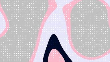 kosmisk damm abstrakt bakgrund animering med dynamisk former, prickar, och pastell färger för modern mönster video