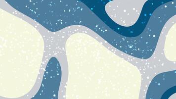 calma Oceano fluye resumen fluido formas antecedentes animación con brillante partículas para moderno y elegante presentaciones video