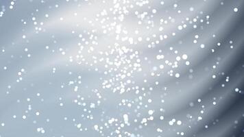 Twilight Blue Fade Elegant silver backdrop with shimmering particles slowly floating around for a magical and festive touch video