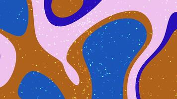 Abstracts Liquid Particles Abstract organic shapes morph with sparkling dots creating a dynamic and visually captivating animation. video