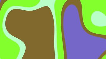 abstracts flytande retro häftig bakgrund animering med vibrerande färger och vätska former skapar en dynamisk bakgrund mönster video