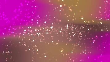 Abstracts Particles Abstract pink and gold bokeh background animation with sparkling light particles creating a dreamy effect video