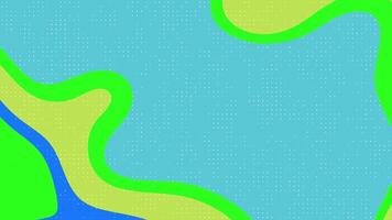 abstracts flytande blinka punkt dynamisk abstrakt animering funktioner färgrik organisk former och halvton mönster skapande en vibrerande bakgrund video
