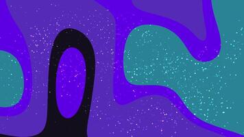 abstracts flytande partiklar animerad abstrakt bakgrund med morphing former, färgrik skikten, och gnistrande prickar skapande en dynamisk Plats. video