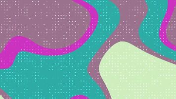 abstracts flytande blinka punkt dynamisk abstrakt bakgrund animering med vätska former, vibrerande färger, och punkt mönster för kreativ projekt video