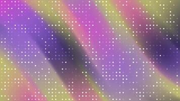 Celestial Glow Abstract background animation with moving dots and colorful diagonal stripes pattern loop video