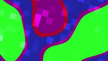 Abstracts Liquid Blink Square Vibrant abstract animation featuring dynamic shapes, colors, and patterns creating a modern design loop video