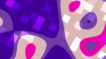 samenvattingen vloeistof knipperen plein dynamisch abstract animatie Kenmerken vloeistof vormen, meetkundig patronen, en levendig kleuren in constante beweging. video