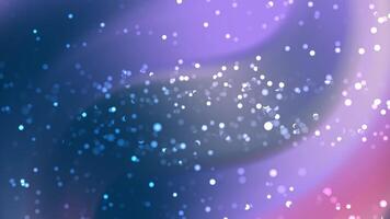 dammig reste sig Marin abstrakt bakgrund animering med blinkande vit bokeh lampor flytande försiktigt på en färgrik bakgrund video