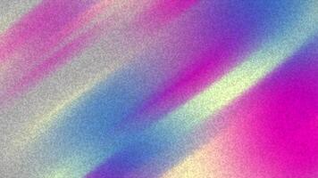 resumos ruído dinâmico arco Iris gradiente fundo animação com suave ruído e diagonal listras para moderno Projeto usar video