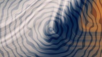 Bronze Deep Blue Abstract topographic animation features concentric lines and gradient shifts for a modern background. video