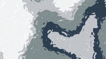 Navy Soft Peachs Abstract liquid moving shapes with a glossy effect in shades of grey and white in slow motion animation. video