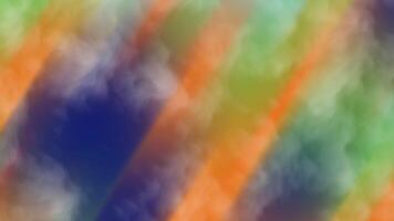 Abstracts Smoke Colorful Diagonal Stripes with Soft, Cloud-like Textures Creating a Dynamic and Dreamy Abstract Animation video