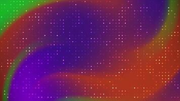 resumos piscar ponto colorida abstrato fundo animação com cintilante pontos e borrado gradiente padrões fluindo lentamente video