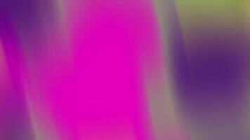 Abstracts dynamisch lila Gradient Hintergrund Animation mit glatt Farbe Übergänge und verschwommen Bewegung Auswirkungen. video