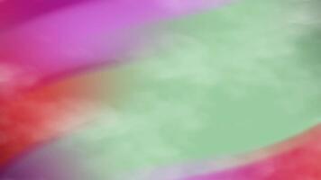 Abstracts Smoke Abstract gradient background animation with smooth color transitions in pink, green, and red hues video