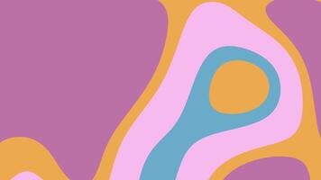 Abstracts Liquid Dynamic abstract background animation featuring fluid shapes and groovy color transitions for creative projects video