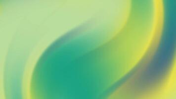 resúmenes resumen fluido degradado antecedentes con vibrante verde, amarillo, y verde azulado matices creando un dinámica movimiento video