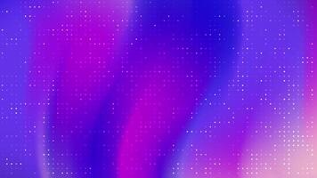 Abstracts blinken Punkt faszinierend abstrakt Hintergrund mit glatt Farbe Übergänge und ein dynamisch Punkt Muster zum modern Designs video