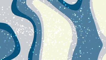 Calm Ocean Flows Abstract flowing shapes background animation with sparkling particles and dynamic transitions video