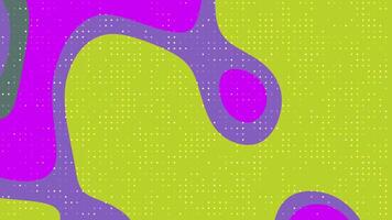 Abstracts Liquid Blink Dot Dynamic abstract background animation featuring liquid shapes and halftone dots, modern and vibrant design video