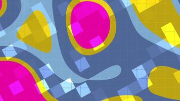 Abstracts Liquid Blink Square Abstract animation with dynamic shapes and vibrant colors creating a visually engaging and modern backdrop video