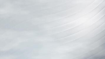 mjuk stål lutning elegant vit bakgrund animering med strömmande kurvor och subtil ljus rörelse, skapande en mjuk bakgrund. video