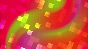 Abstracts Blink Square Abstract colorful background animation with moving shapes and a grid pattern, modern and dynamic design video