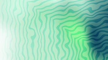 Marin mynta friskhet abstrakt strömmande grön lutning bakgrund med vågig rader skapande en fascinerande effekt video