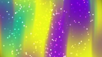 resúmenes partículas vibrante resumen antecedentes presentando cambiando colores y espumoso bokeh efectos, Perfecto para dinámica visuales video